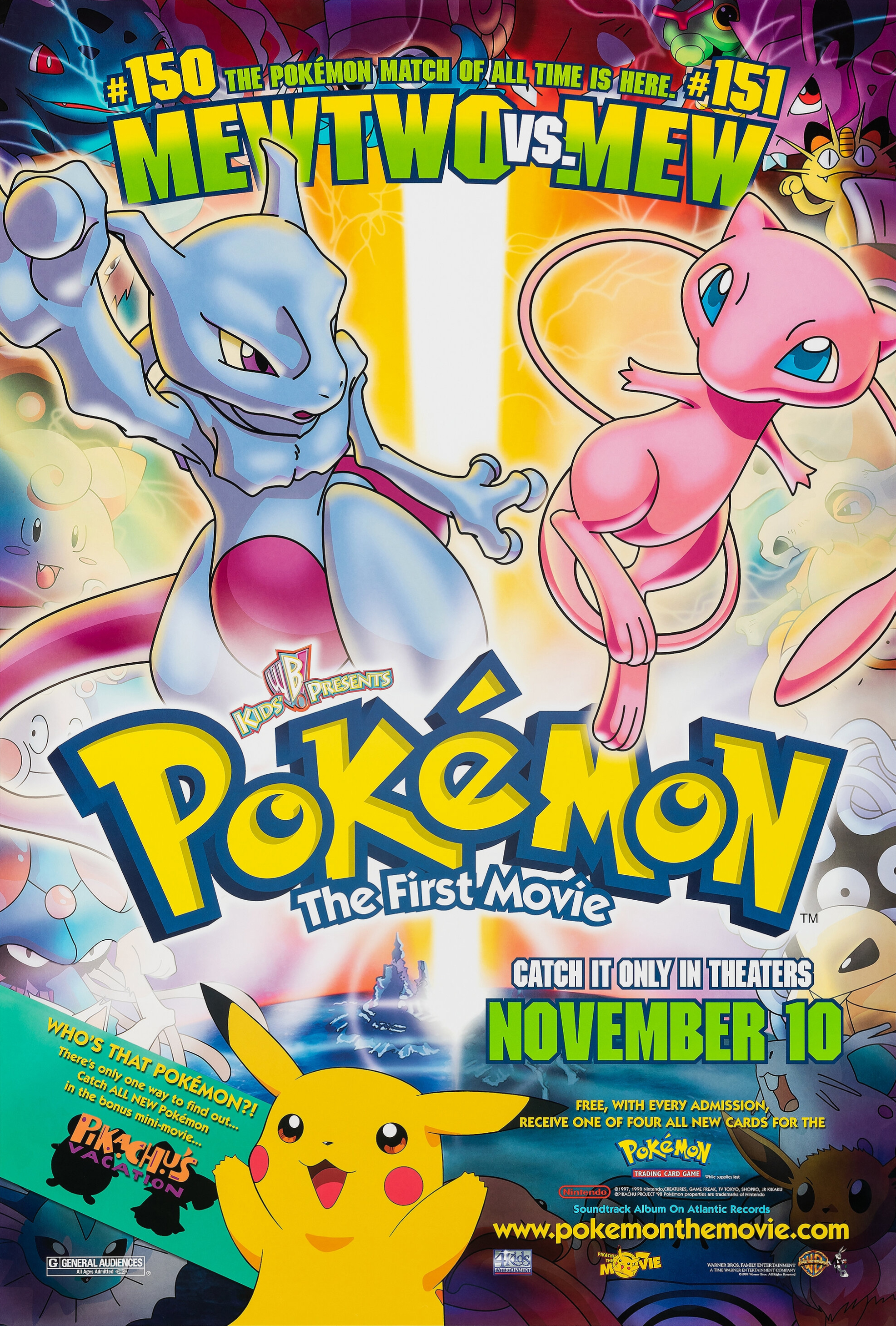 poster in english for pokemon the first movie